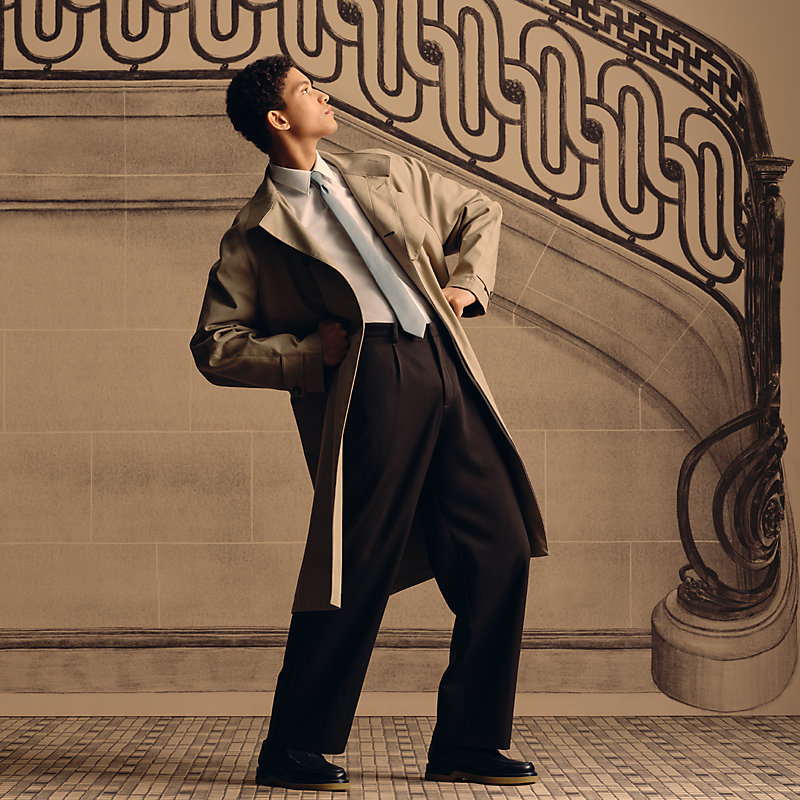 H織りタイ 7 cm 《アップサイド・ダウン》 | Hermès - エルメス-公式サイト